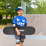 31 inch Maple Wooden Cruiser Skateboard with ABEC 5 Bearings for Kids and Teens