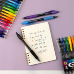 Pilot G2 Premium Gel Roller Pens, Rainbow Gel Pens, G2 Rainbow Colors Pack, 15 Pack Pouch, Fine Point 0.7 mm, Assorted