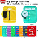 Craftstory Toddlers Montessori Busy-Board for 3-5 year girls boys gifts development of fine motor skills