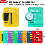 Craftstory Toddlers Montessori Busy-Board for 3-5 year girls boys gifts development of fine motor skills