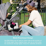 J.L. Childress Disney Baby Side Sling Stroller Organizer & Caddy, Minnie | Disney universal stroller net attachment adds accessible storage for baby essentials to strollers with secure non-slip straps