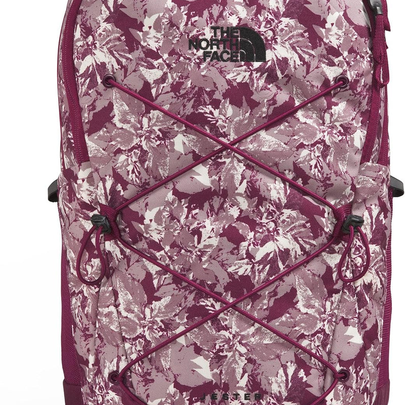 The North Face Women's Jester Everyday Laptop Backpack - Commuter Travel Bag, Laptop Sleeve, Water-Repellent, Gravel/TNF Black, One Size