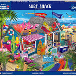 White Mountain 1000 Piece Jigsaw Puzzle Summer Beach Shop Puzzles with Large Pieces Gift for Adults and Family 24"x30" - Surf Shack