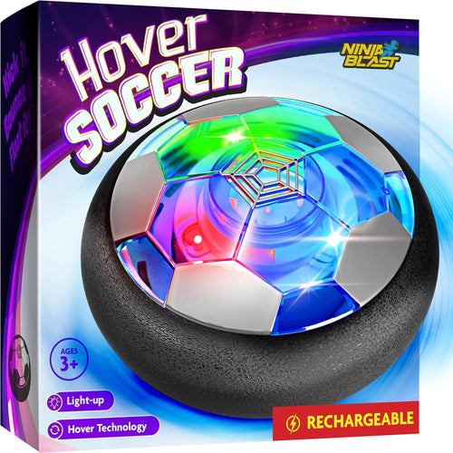 Ninja Blast Hover Soccer Light-Up Ball, Indoor Toy Games, Kids Gifts for Age 5-12, Birthday Gift for Boys