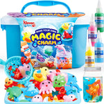 Klever Kits Water Gel Kit, Waters Pets Magic Fairy Water Gel Toy Kit with 10 Gels, 12 Molds, Preserving Bottle for Presents, Party Favors, Birthday Gifts, Arts & Crafts DIY Squishy Making Kit for Kids