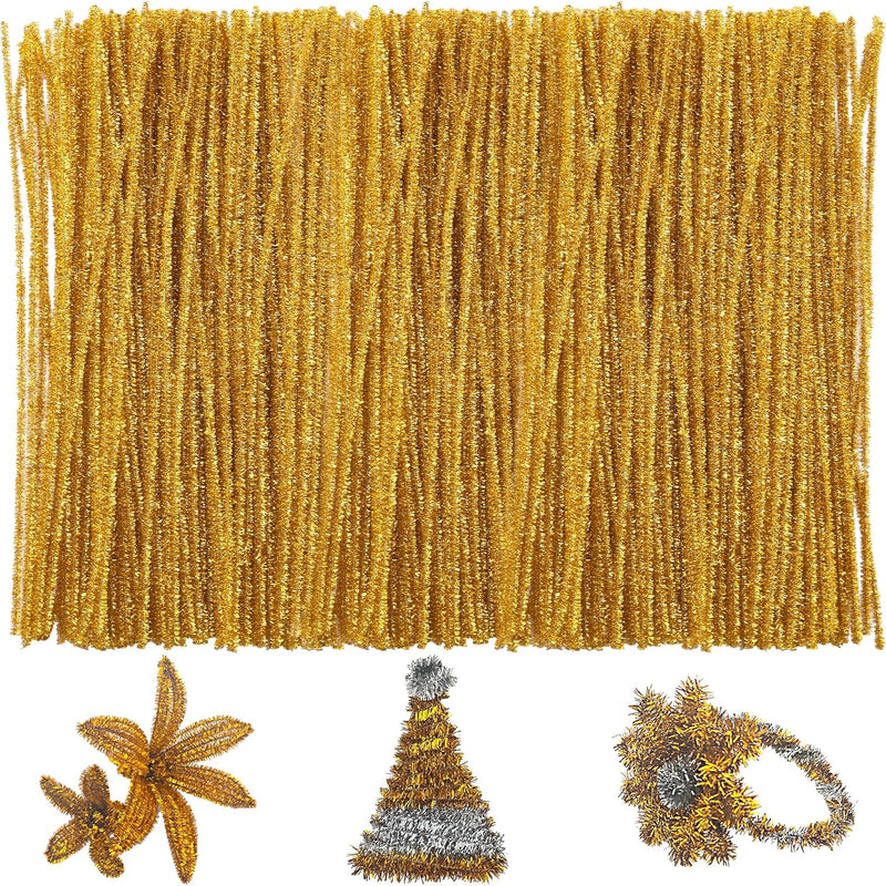 Pipe Cleaners Craft Bulk - 200pcs Arts Crafts, Chenille Stems Art Supplies for Projects, DIY Room Decor, Christmas Decorations