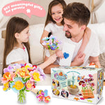 DIY Fabric Flower Bouquet Kit for Kids, Educational Toy, Arts and Crafts for 4+ Year Toddler Girl