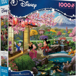 Ceaco - Disney - Thomas Kinkade - Mickey & Minnie in Japan - 1000 Piece Jigsaw Puzzle for Adults - Challenging Puzzle Perfect for Game Nights - Finished Size is 26.5 x 19