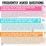 Hadley Designs Potty Training Chart for Toddlers Boys -10 Sticker Potty Chart for Toddlers Boys, 8.5x11" Potty Training Sticker Charts for Toilet Success, Monster Truck Toddler Reward Chart for Kids