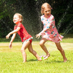 Melissa & Doug Sunny Patch Pretty Petals Flower Sprinkler Toy for Kids Outdoor Water Play