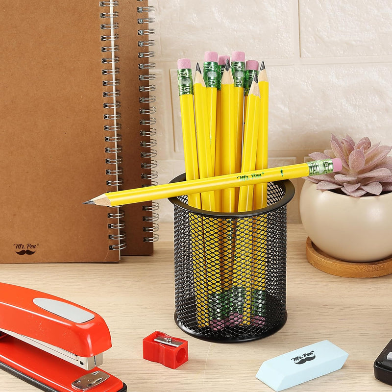 Mr. Pen- Jumbo Pencils, 10 Pack with 1 Sharpener, Yellow Barrels | Smooth Black 2 HB Graphite Cores, Large Preschool Pencils, Smooth Writing Lead for Kindergarten, Kids and School Supplies