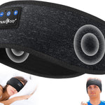 MUSICOZY Bluetooth 5.4 Sleep Headphones Headband Sports Wireless Audio | Earbuds 2 in 1 Design with Breathable Stretch Fabric, HD Stereo Sound Speakers for Workout Yoga Running, Nighttime Sleep Use