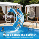 Pool Slide Water Tubing Kit, Spray Hose Kit/Parts for Inground Pool Slide, Swimming Pool Slide Water Sprayer