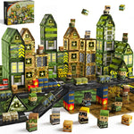 GobiDex Dinosaur Toys Magnetic Tiles Lava Cave Dinosaur World Set - Magnetic Building Blocks for Kids 3-5 5-7 Girls Boys Toys Age 4-6 6-8, STEM Sensory Toddler Birthday Gifts for 3+ Year Old Kids Toy