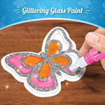 Imagimake DIY Jelly Stickers - Flowers & Butterflies, 10 Stickers, Art Kit | Paint, Peel & Stick Painting Activity for Kids, Birthday Gift for Boys & Girls Ages 3,4,5,6,7 Years Old