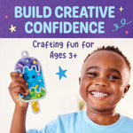 Creativity for Kids Sticker Sun Catchers Mini Craft Kit: Create 2 Suncatchers - Toddler Activities for Summer and Gifts, Arts & Crafts for Kids, Window Art for Kids (Ages 3+)