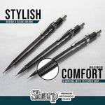 Pentel Sharp Mechanical Pencil, (0.9mm), Bold Line, Yellow Barrel, Pack of 2 (P209BP2-K6)