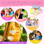 10 Pack Taba Squishy Toys kit with Toy Box & Cute Stickers, Kawaii taba Squishies Stress Relief Toys Party Favors for Kids 4-8 8-12, Squishy Fidget Toys for Kids , Birthday Gifts Toys for Girls 8-10