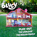 Bluey Toy House Mega Bundle Family Home & BBQ Playhouse Toys, Bingo, Bandit, Chilli, Kids Doll House Playset for Toddlers 3-5, Amazon Exclusive