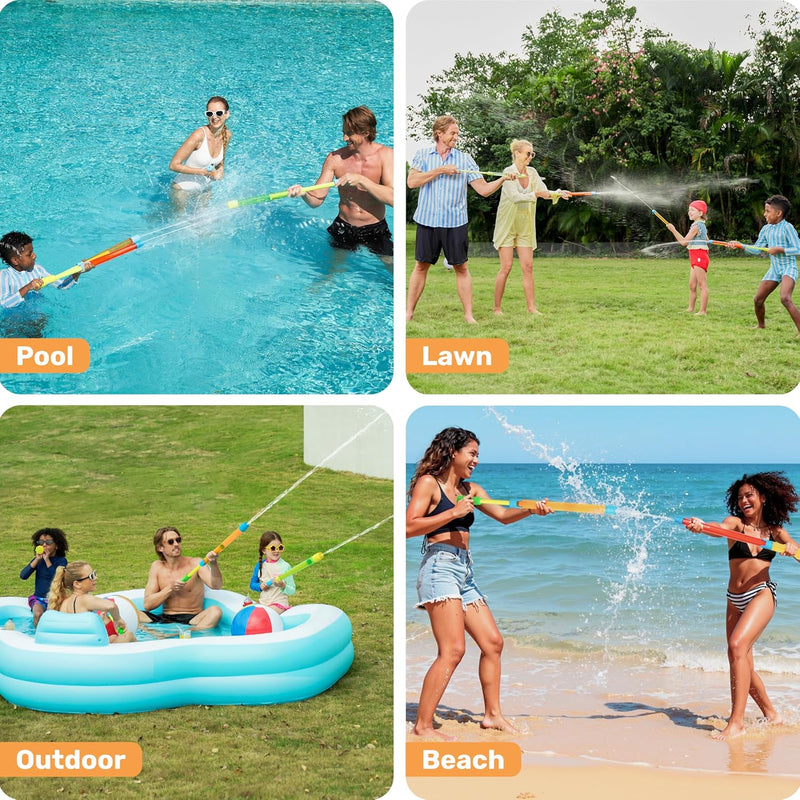 JOYIN 18 Pack 16.5'' Water Gun, Blaster Squirt Guns, Bulk Water Guns Summer Outdoor Swimming Pool, Backyard, Beach Water Game Fighting Play Pool Toys