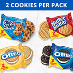 OREO Original, OREO Golden, CHIPS AHOY! & Nutter Butter Cookie Snacks Variety Pack, 56 Snack Packs (2 Cookies Per Pack) | Snack Packs, 2 Cookies Per Pack, Individually Wrapped