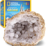 National Geographic 10 Premium Geodes STEM Science Kit with Goggles & Display Stands