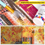 YAKAMOZ Jigsaw Puzzle Glue with Sponge Head for Adults Clear Water-Soluble Craft Puzzle Glue Quick Dry for 1000/1500/3000 Pieces of Puzzle,120ML