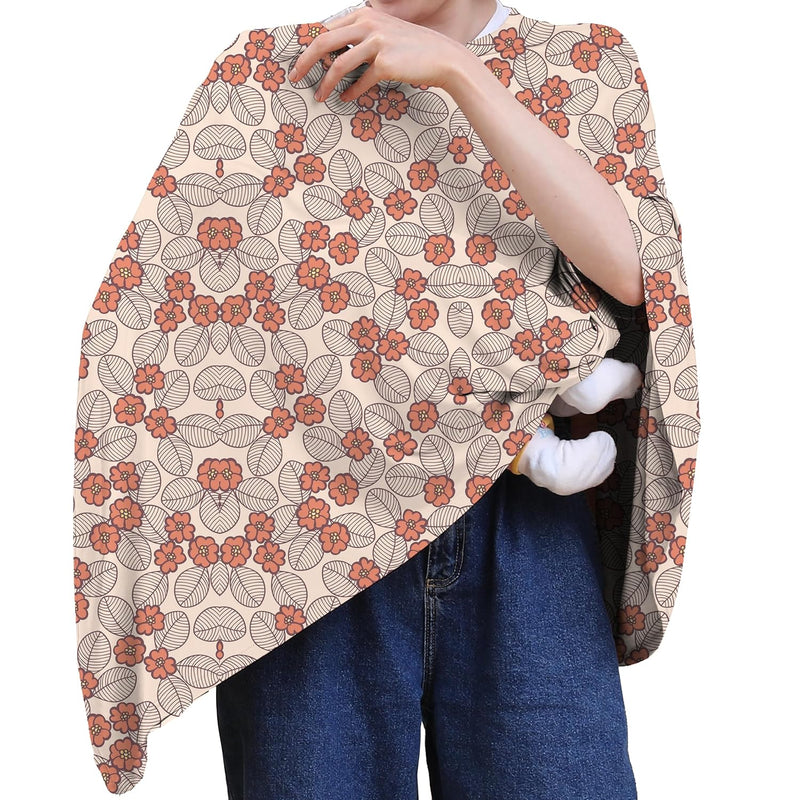 Seejoy Multi-use Nursing Cover for Breastfeeding, 360°Full Coverage Nursing Poncho, Rayon Soft & Breathable Breastfeeding Cover up (Smooth Rayon, Warm Taupe)