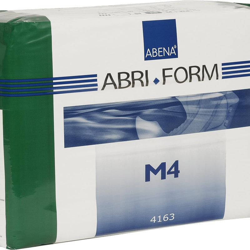 Abena Abri-Form Comfort Plastic-Backed Briefs, Level 4, (Medium To Large Sizes) Medium, 14 Count | Disposable