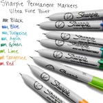 Sharpie Retractable Permanent Markers, Ultra Fine Point, 8 Count