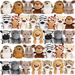 12 Pack Small Stuffed Animals Bulk, 4.5 Inch Mini Plush Toys, Treasure Box Toys for Classroom, Party Favors for Kids, Plush Keychain, Claw Machine Prizes, Baby Shower Decorations