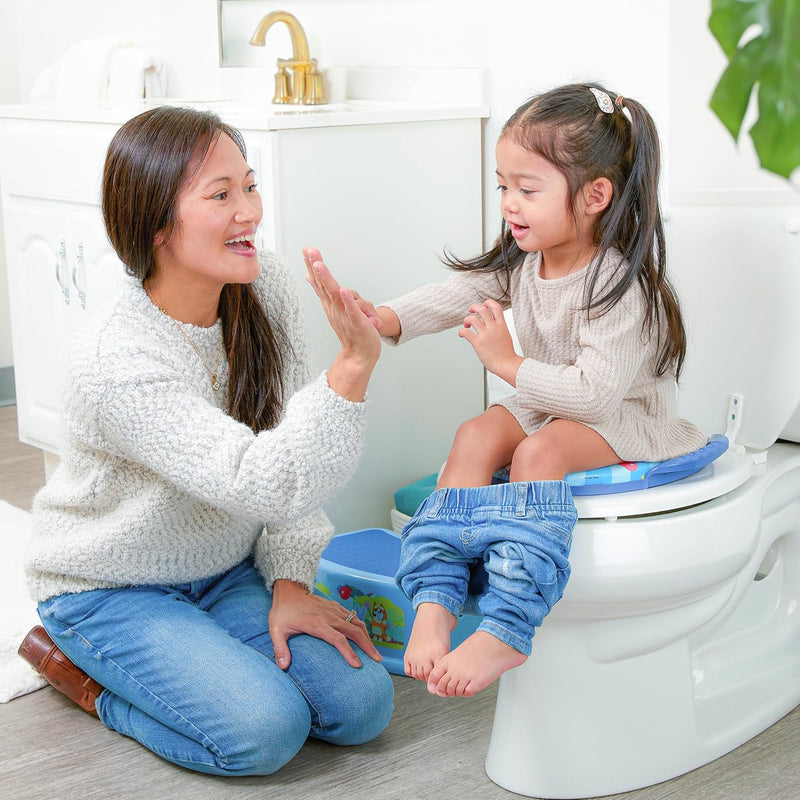 Bluey Soft Potty Seat - Potty Training Toilet Seat, Soft Cushion, Baby Potty Training, Safe, Easy to Clean