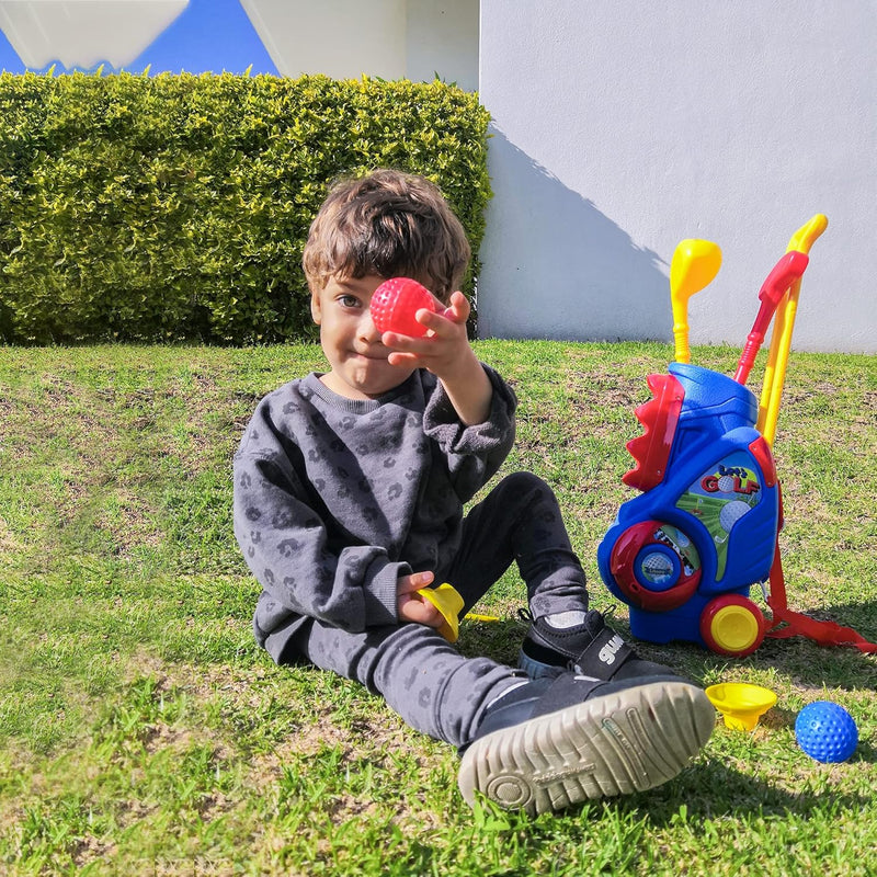 Liberry Toddler Golf Set with Unique Shoulder Strap, Indoor Outdoor Sports Toys for Boys Girls 1-4 Years