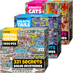QUOKKA 1000 Piece Puzzle for Adults Cruise Vistas – Jigsaw Puzzles for Adults 1000 Pieces Premium Box Packaging - Extra Fun Challenges - Stunning Scenic Animal - Perfect for Relaxation & Gift Giving