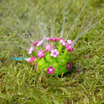 Melissa & Doug Sunny Patch Pretty Petals Flower Sprinkler Toy for Kids Outdoor Water Play