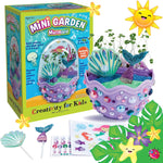 Creativity for Kids Mini Garden Mermaid Terrarium Kit - Perfect for Girls and Kids Who Love Science and Crafts