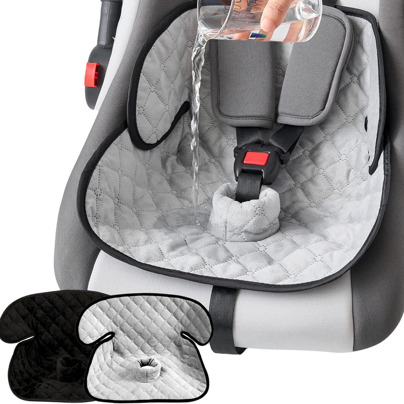2 Pack Waterproof Piddle Pads Carseat Potty Training Car Seat Protector Waterproof Car Seat Liner Cover to Prevent Pee
