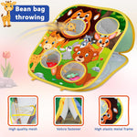 Animal Bean Bag Toss Game Outdoor Toy for Kids Family Party Supplies