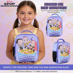 K-Pop Demon Hunters Huntrix Fueled by Ramyeon Lunch Box, Full Zip Around Insulated Lunch Tote Bag For Hot and Cold Food, Purple