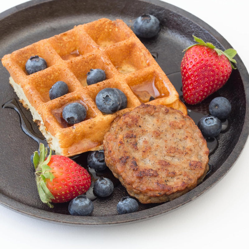 APPLEGATE NATURALS Chicken & Maple Breakfast Sausage Patties, 7oz | No Antibiotics Ever, Certified Gluten-Free, Fully Cooked, Frozen, Ready for busy mornings