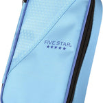 Five Star Pencil Pouch, Pen Case, High-Capacity Zipper Pouch, Storage Organizer for School Supplies Earbuds Chargers Cables Makeup, Lilac/Berry (500211F-ECM)