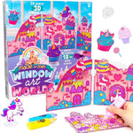 Made By Me Create Your Own Window Art, Paint Your Own Suncatchers, DIY Arts & Crafts Idea, Craft Kits for Kids, Crafts for Kids & Toddlers, Toddler Arts and Crafts