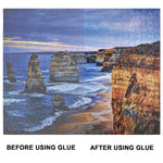 YAKAMOZ Clear Jigsaw Puzzle Glue with Precision Applicator – Non-Toxic, Quick Dry & Water-Soluble for Puzzles up to 5000 Pieces (200ML)