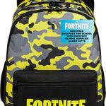 Fortnite Backpack for Kids Teens School Bookbag Travel Bag Rucksack for Vacation Sports Gifts for Kids (Black AOP)
