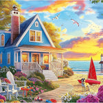 300 Piece Jigsaw Puzzle for Adults – Farmyard Delight with Quilts & Tulips– Challenging and Relaxing Puzzle for Game Nights, Gifts & Home Décor (20.5" × 15")