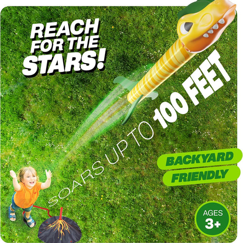 Ninja Blast Dinosaur Toy Rocket Launcher for Kids Toys for Kids 3-5 5-7 4-6 - Outdoor Toys for Kid Ages 4-8 - 3 4 Year Old Boy Birthday Gift - Gifts for Boys Age 3 4 5 6 Years Toy for Toddlers