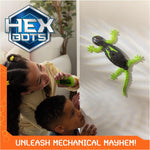 Official HEX BOTS Wall Crawler Gecko with rechargeable remote control and realistic gecko design for kids