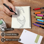 Mr. Pen- Retractable Gel Pens, 8 Pack, 0.7mm Fine Point Colorful Ink | Fast-Dry & Smooth Writing Pens for Note-Taking, Journaling, Office, School & Everyday Use