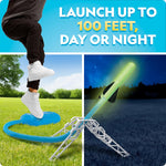 National Geographic Air Rocket Launcher Science Kit for Kids 8–12 with Glow-in-the-Dark Foam Rockets and Adjustable Launch Base