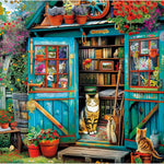500-Piece Seaside Holiday Jigsaw Puzzle for Adults, Interlocking Letter-Backed Pieces